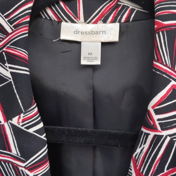 Dress Barn career jacket blazer red Medium  |  Petite - Picture 3 of 17